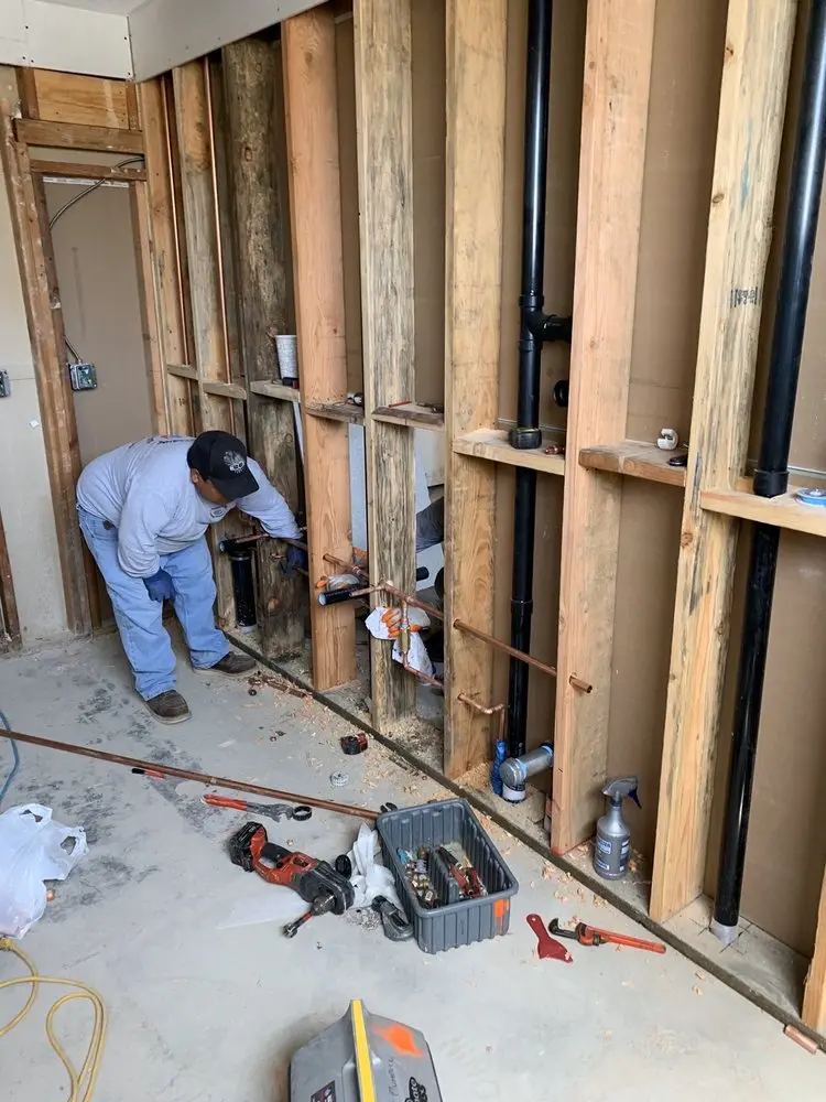 Commercial rough-in plumbing for Water Heater Replacement in Riverview Estates